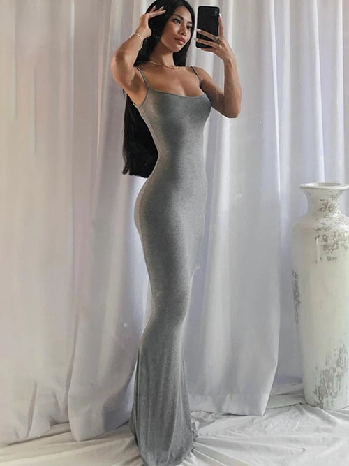 Midnight Mirage Maxi Dress