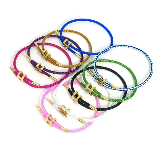 Adjustable Gold Charm Bracelet