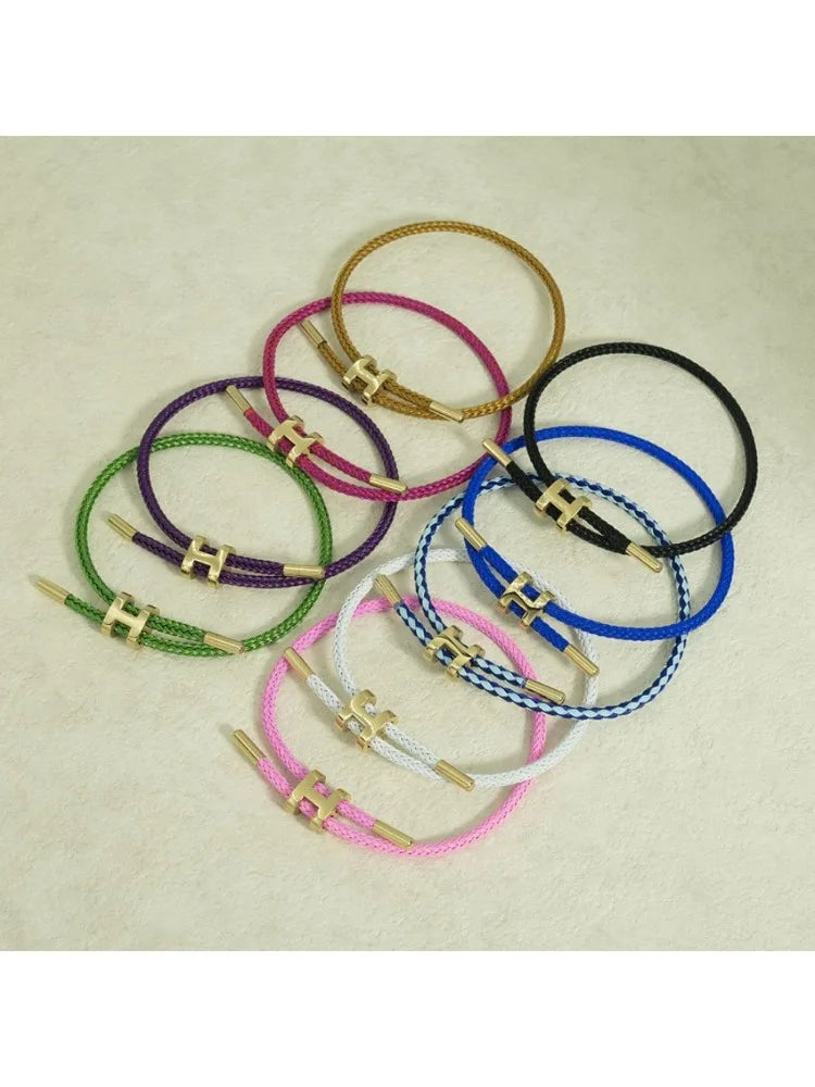 Adjustable Gold Charm Bracelet