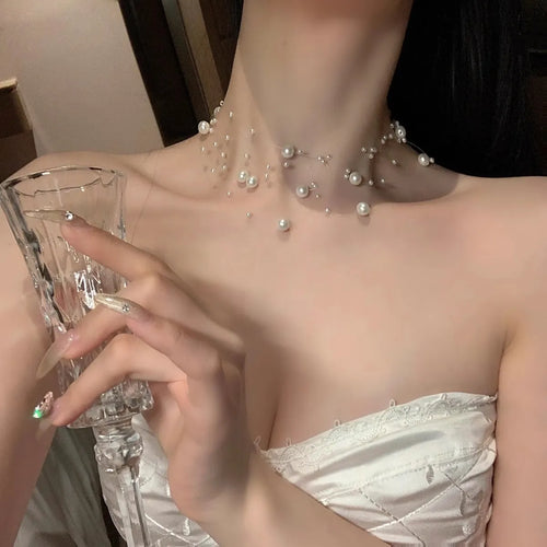 Multi-Layer Pearl Necklace