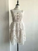Embroidery Lace Party Dress