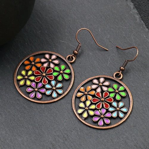 Enamel Earrings
