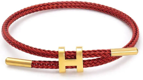Adjustable Gold Charm Bracelet