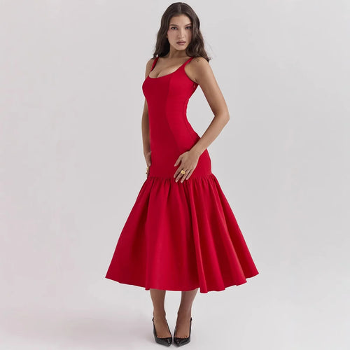 Trendy Hollow Maxi Dress