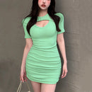 Korean Bodycon Mini Dress