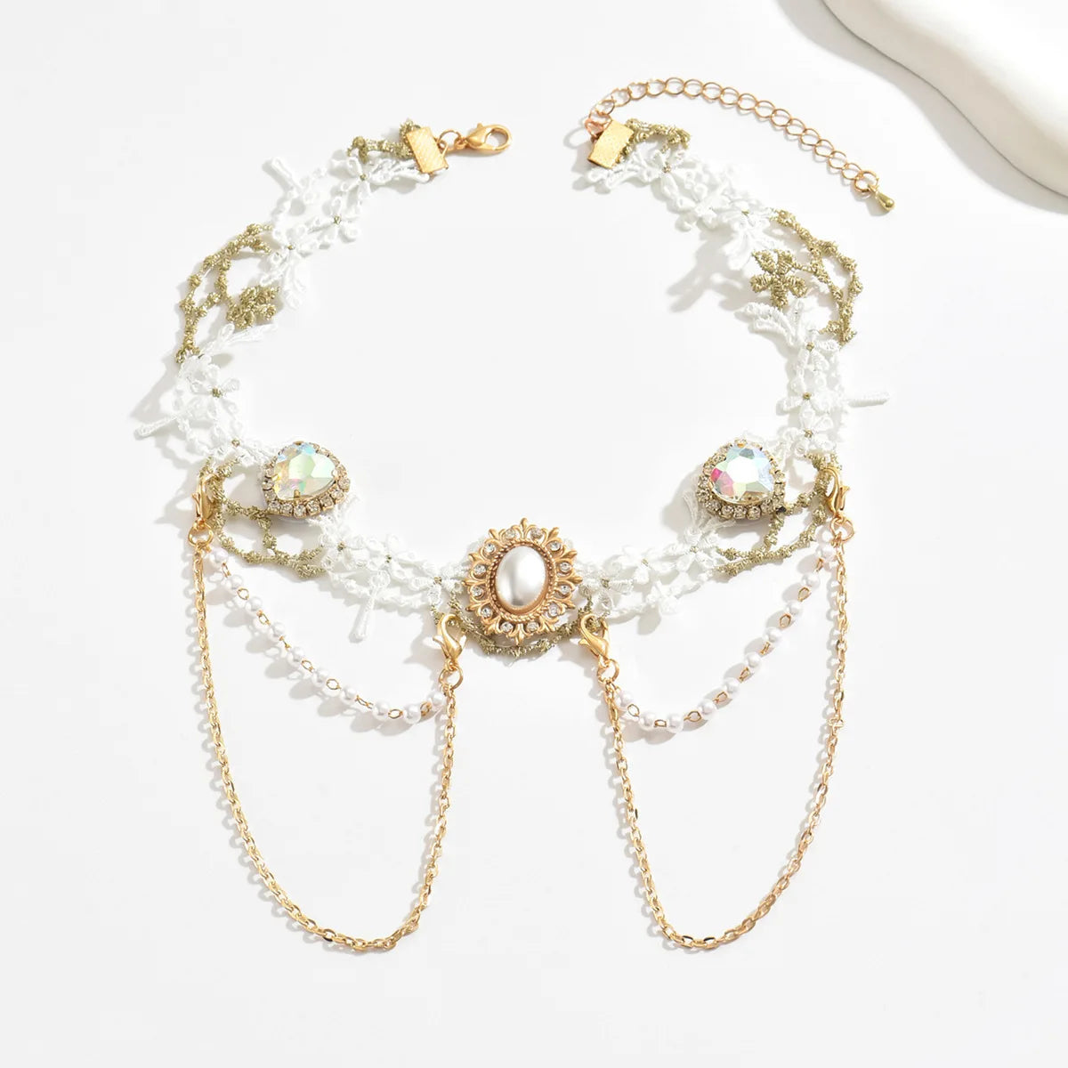 Lolita Lace Pearl Necklace