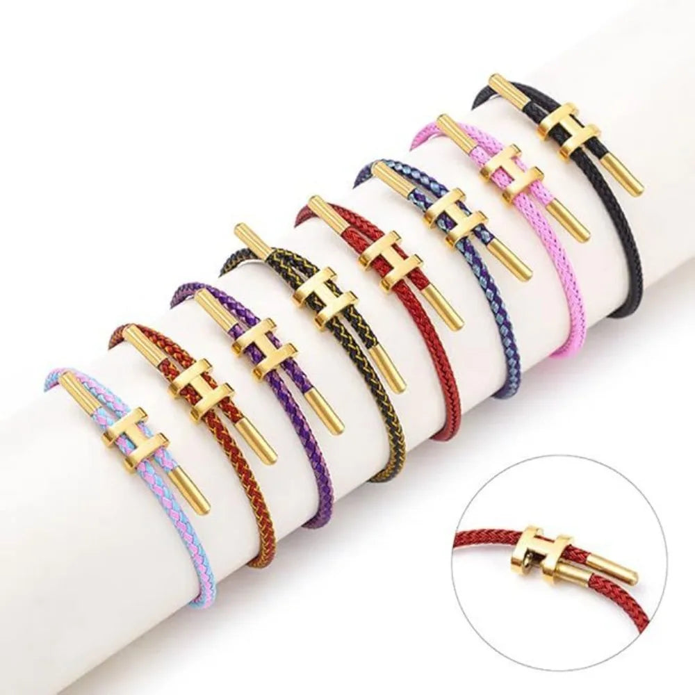 Adjustable Gold Charm Bracelet