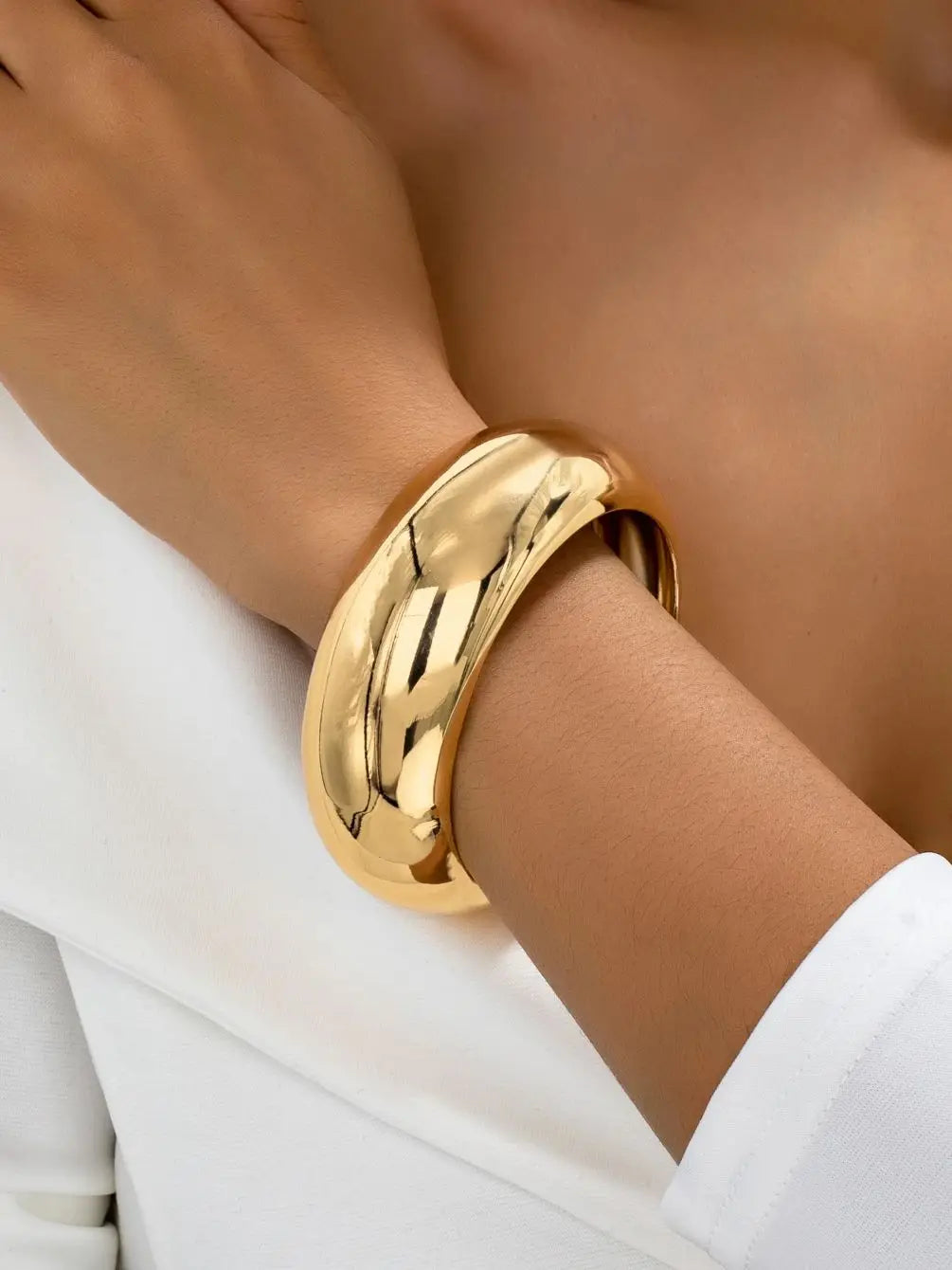 Wide Simple Fashion Bracelet