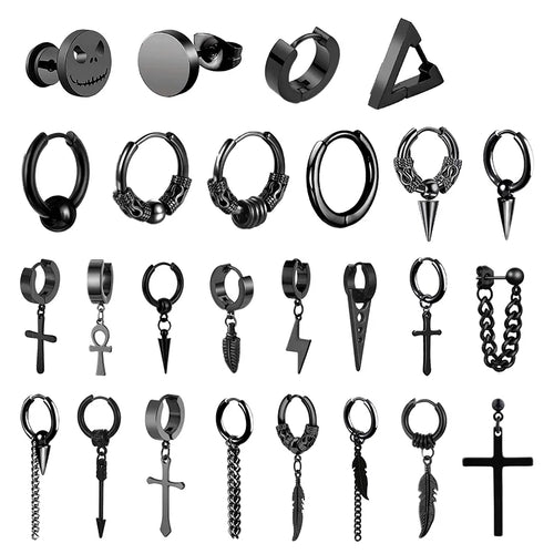 Steel Stud Earrings