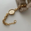 Braided Gold Watch Bracelet