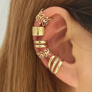 Elegant Silver Ear Cuffs