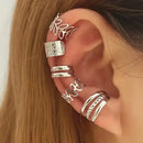 Elegant Silver Ear Cuffs