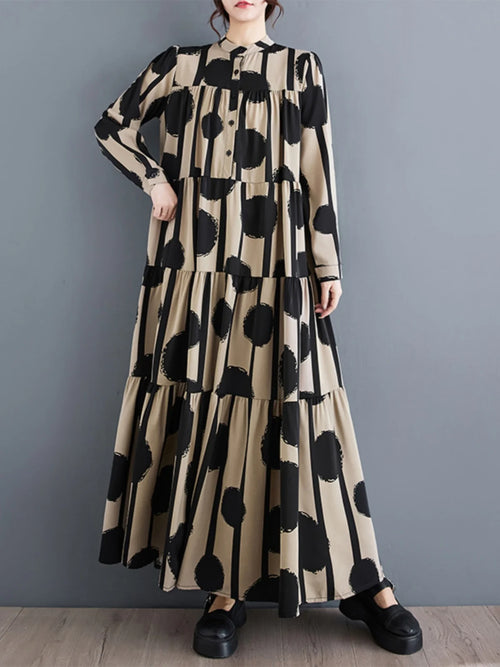 Polka Dot Lantern Dress