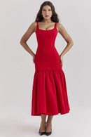 Trendy Hollow Maxi Dress