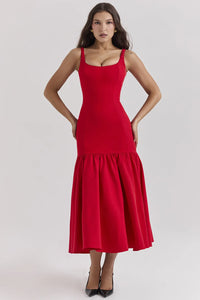 Trendy Hollow Maxi Dress