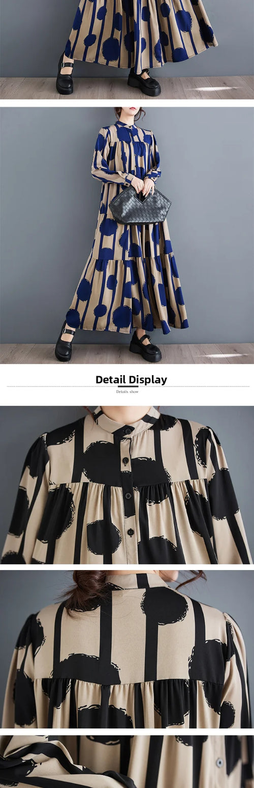 Polka Dot Lantern Dress