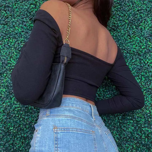 GlowLine V-Neck Crop