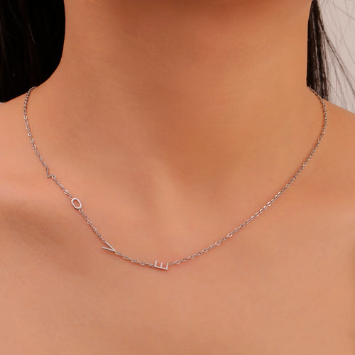 Initial Letter Necklaces