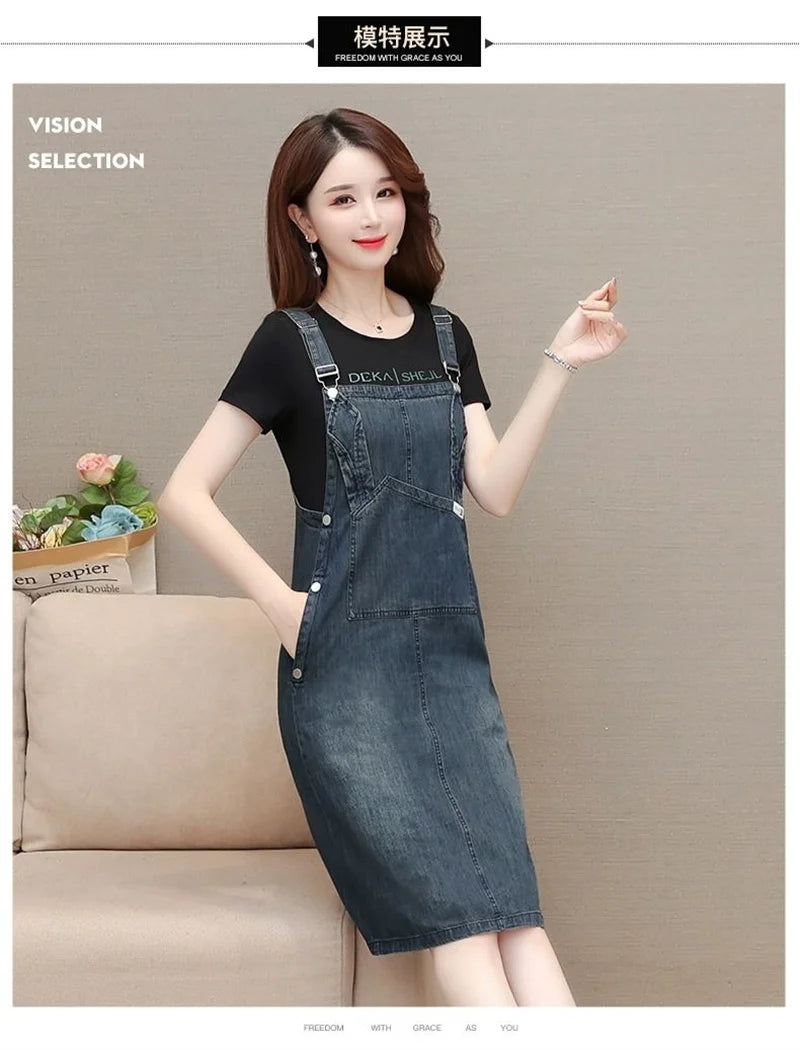 Plus Size Denim Dress
