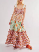 Boho Smocked Summer Dress