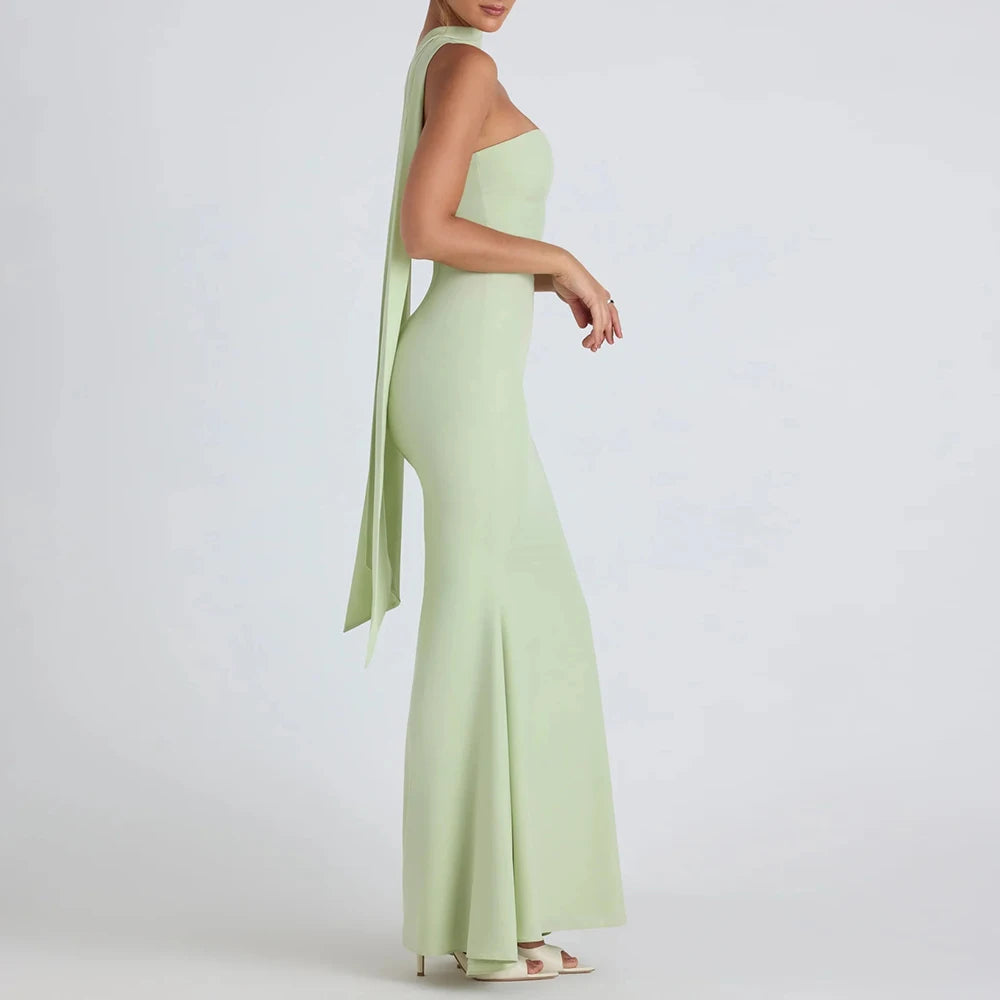 Ivory Bloom Strapless Dress