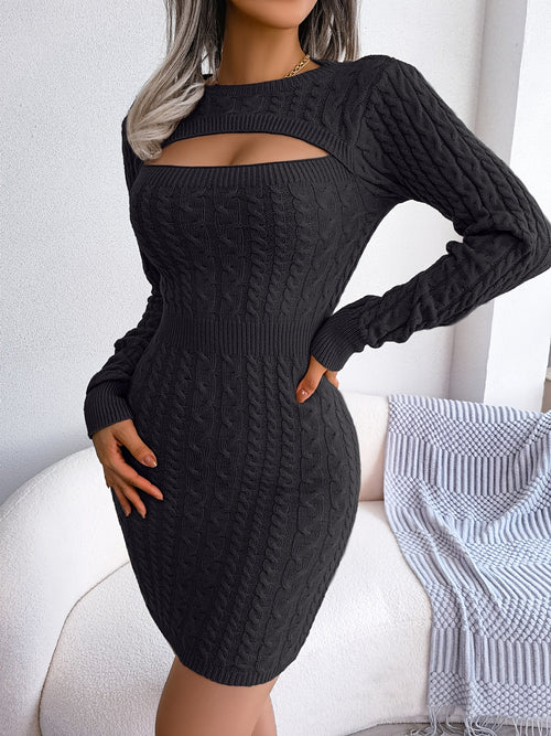 LuxeRib Keyhole Dress