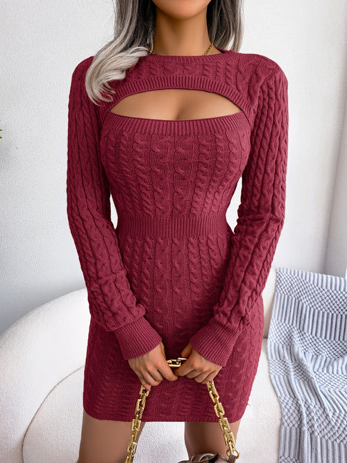 LuxeRib Keyhole Dress