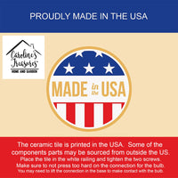 מנורת לילה קרמיקה נשר