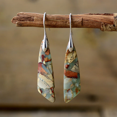 MajesticMeld Stone Earrings