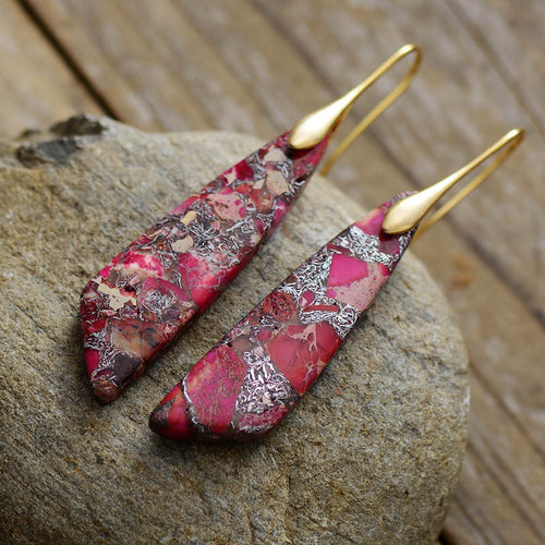 MajesticMeld Stone Earrings