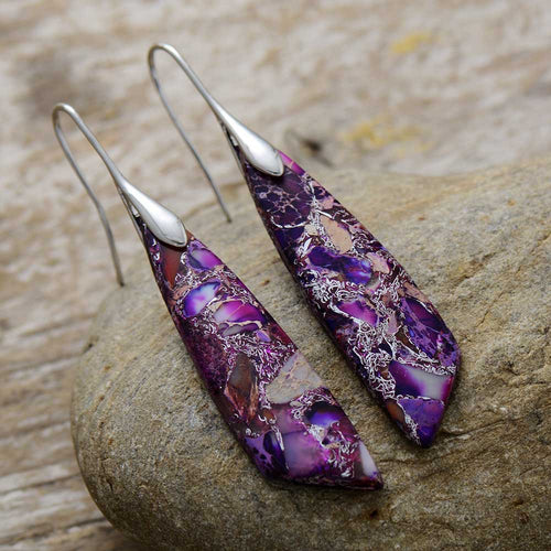 MajesticMeld Stone Earrings