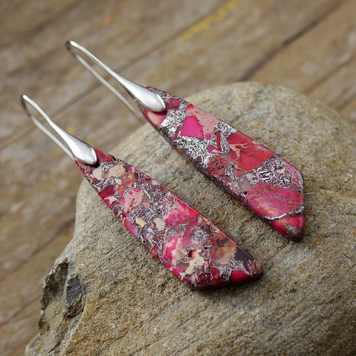 MajesticMeld Stone Earrings
