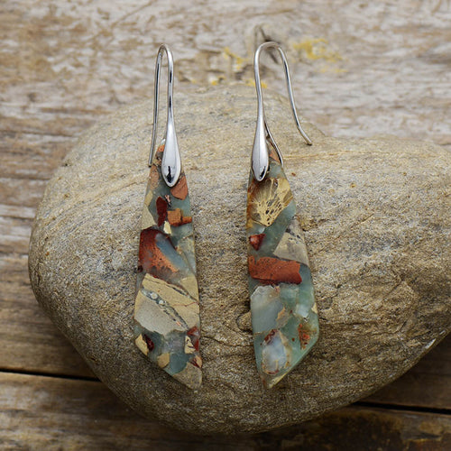 MajesticMeld Stone Earrings