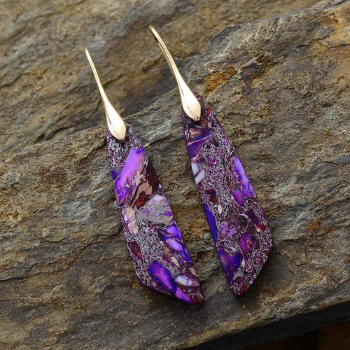MajesticMeld Stone Earrings