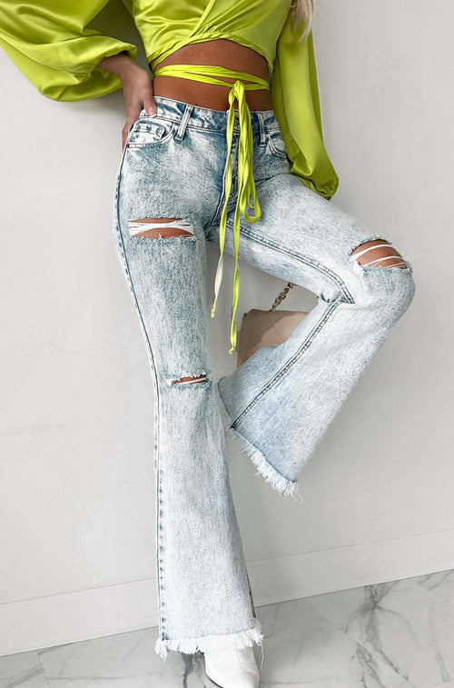 VogueVista Bootcut Jeans