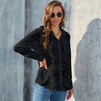 BreezeBliss Sheer Shirt
